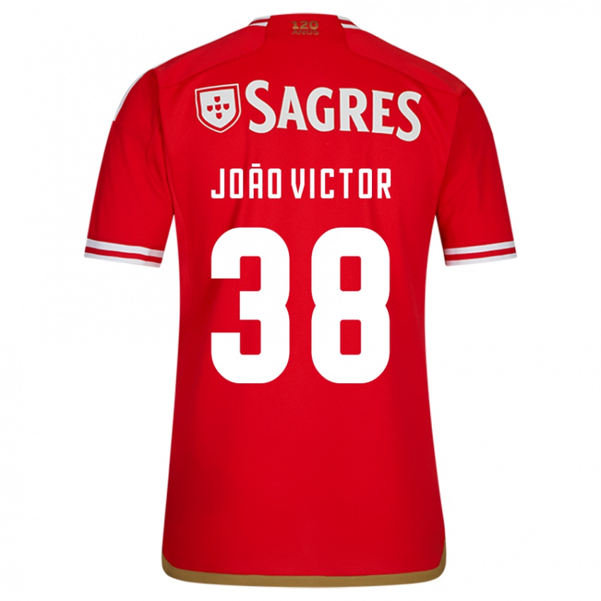 Damen Joao Victor #38 Rot Heimtrikot Trikot 2023/24 T-Shirt Österreich