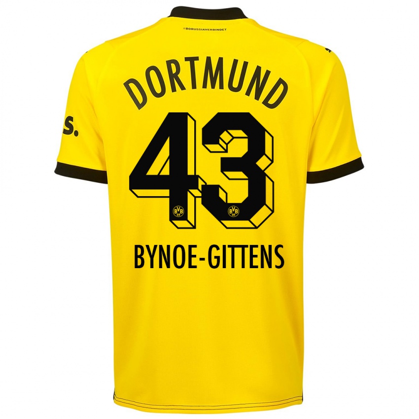 Damen Jamie Bynoe-Gittens #43 Gelb Heimtrikot Trikot 2023/24 T-Shirt Österreich