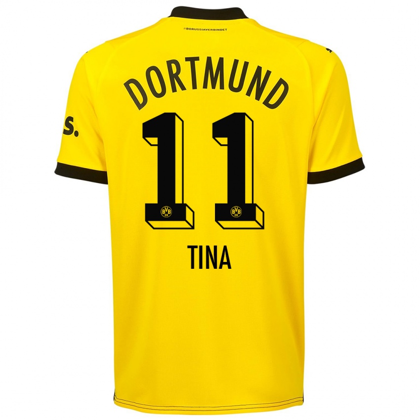 Damen Abdulla Tina #11 Gelb Heimtrikot Trikot 2023/24 T-Shirt Österreich