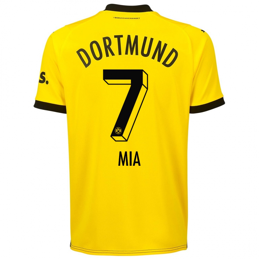 Damen Zschocke Mia #7 Gelb Heimtrikot Trikot 2023/24 T-Shirt Österreich