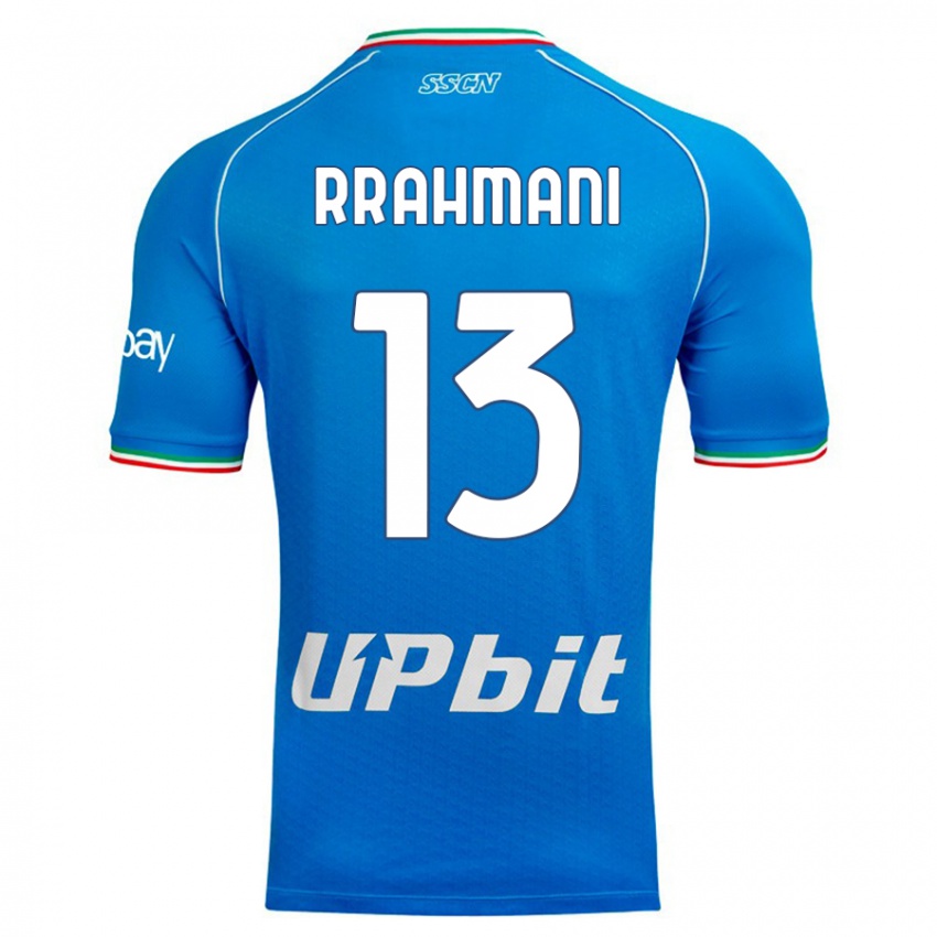 Damen Amir Rrahmani #13 Himmelblau Heimtrikot Trikot 2023/24 T-Shirt Österreich