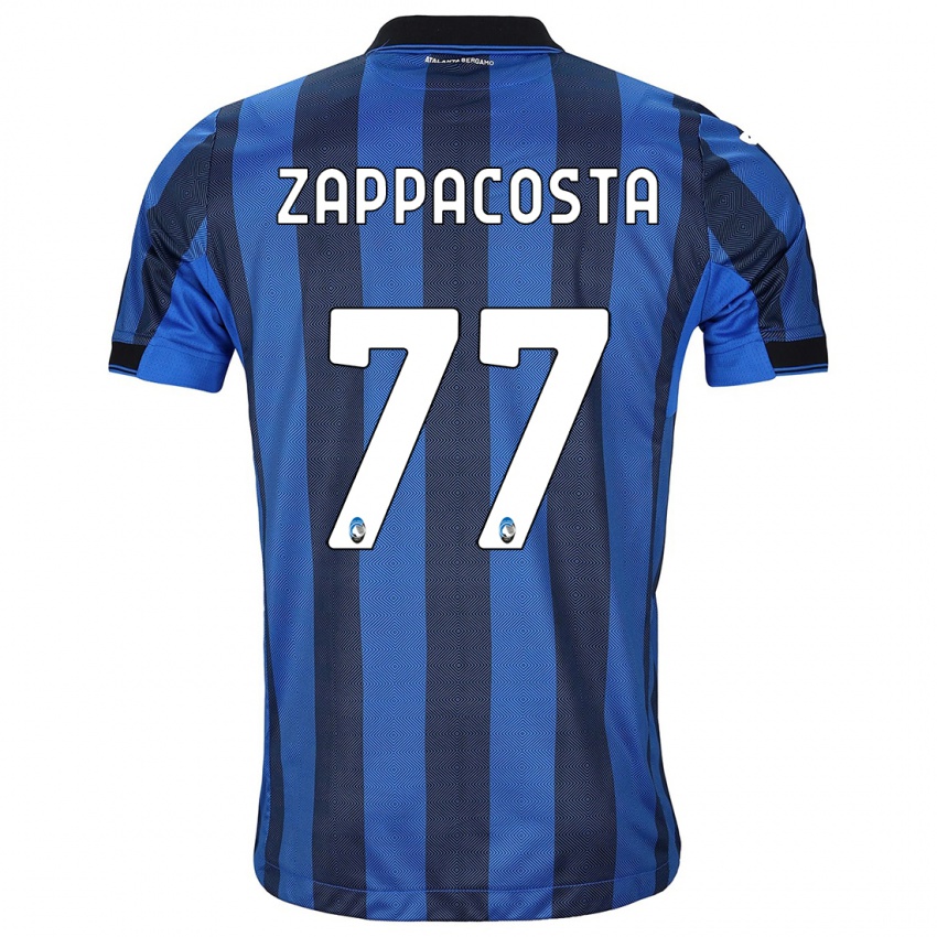Damen Davide Zappacosta #77 Schwarz Blau Heimtrikot Trikot 2023/24 T-Shirt Österreich