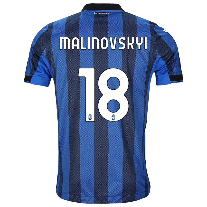 Damen Ruslan Malinovskyi #18 Schwarz Blau Heimtrikot Trikot 2023/24 T-Shirt Österreich
