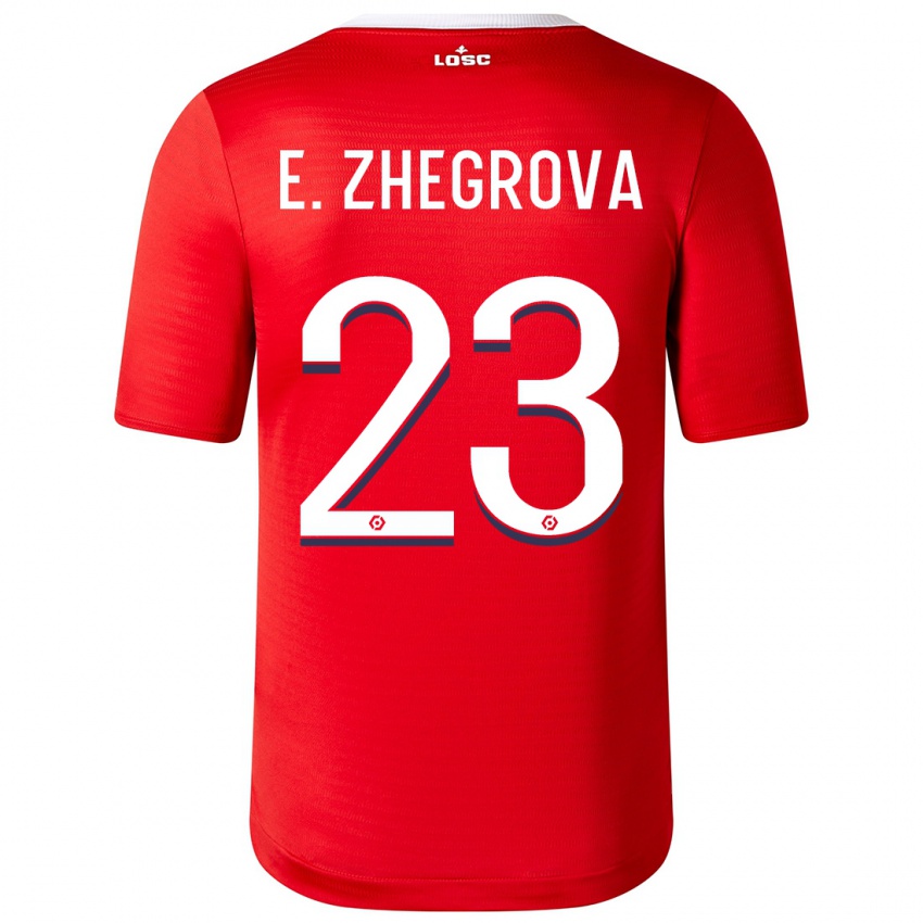 Damen Edon Zhegrova #23 Rot Heimtrikot Trikot 2023/24 T-Shirt Österreich