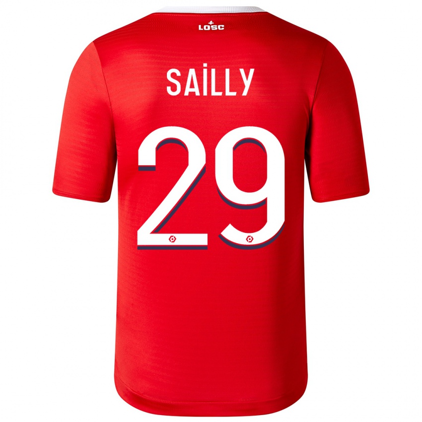 Damen Charlotte Sailly #29 Rot Heimtrikot Trikot 2023/24 T-Shirt Österreich
