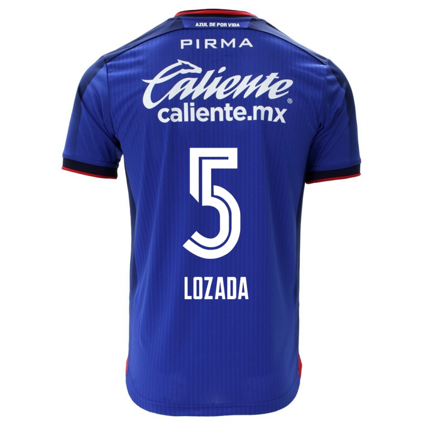 Damen Ana Lozada #5 Blau Heimtrikot Trikot 2023/24 T-Shirt Österreich