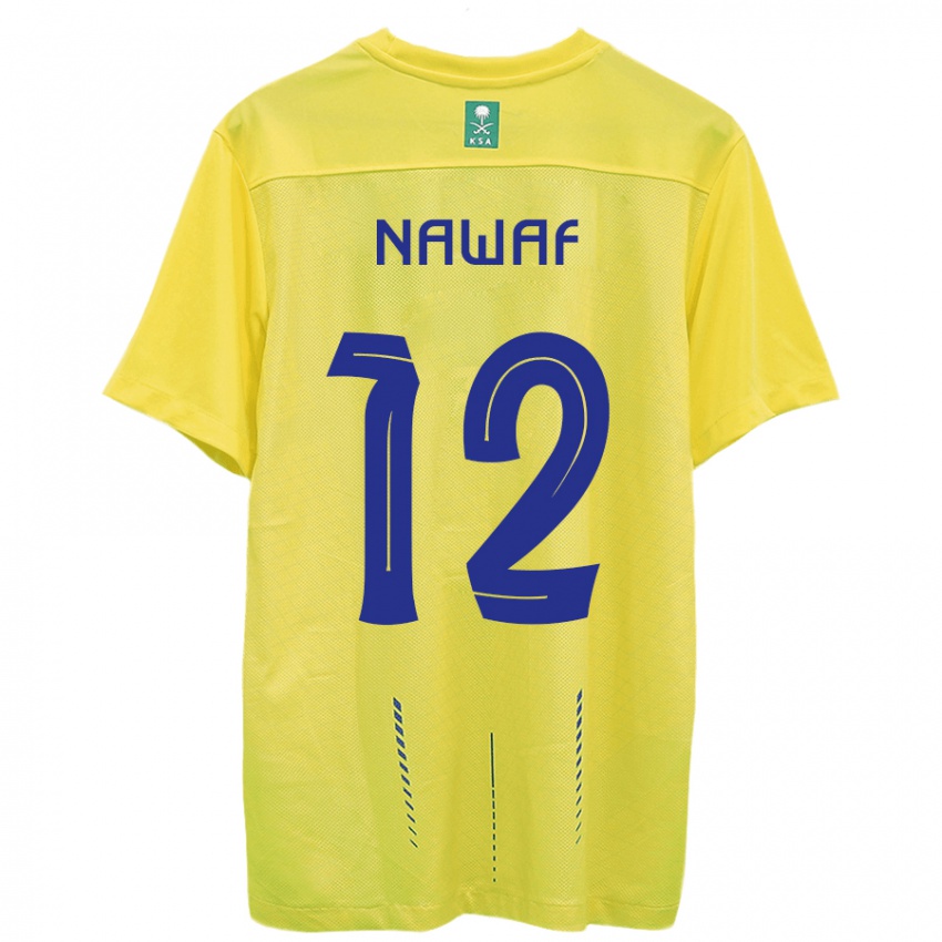 Damen Nawaf Al-Boushal #12 Gelb Heimtrikot Trikot 2023/24 T-Shirt Österreich