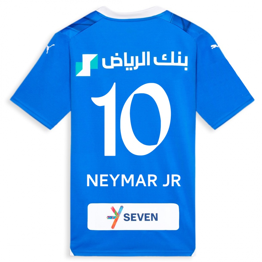 Damen Neymar #10 Blau Heimtrikot Trikot 2023/24 T-Shirt Österreich