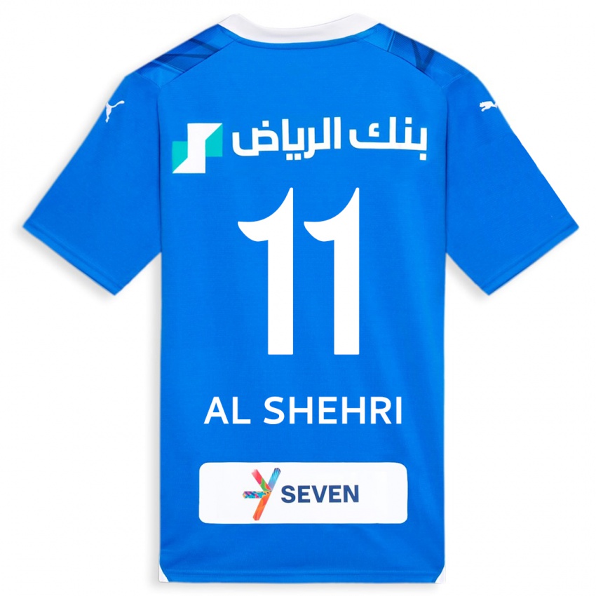 Damen Saleh Al-Shehri #11 Blau Heimtrikot Trikot 2023/24 T-Shirt Österreich