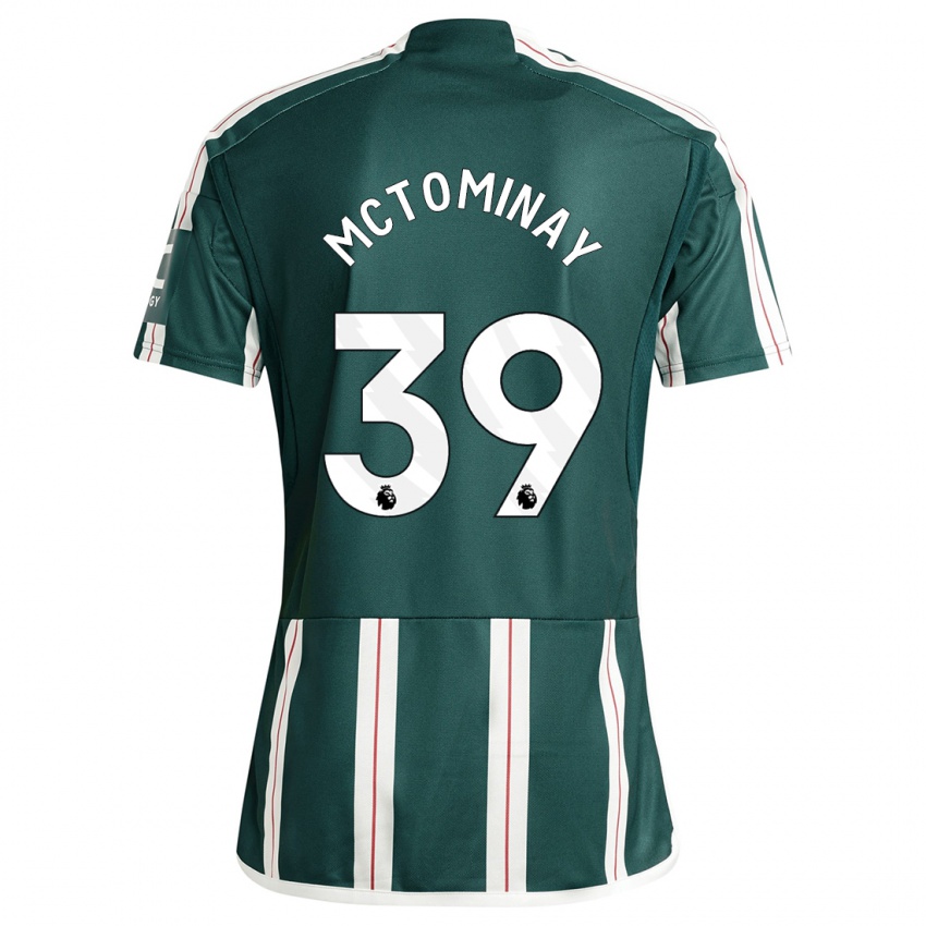 Damen Scott Mctominay #39 Dunkelgrün Auswärtstrikot Trikot 2023/24 T-Shirt Österreich