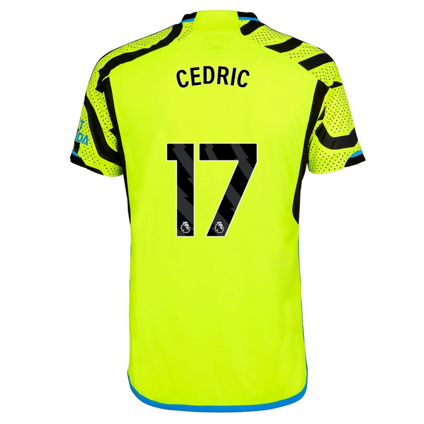Damen Cedric Soares #17 Gelb Auswärtstrikot Trikot 2023/24 T-Shirt Österreich