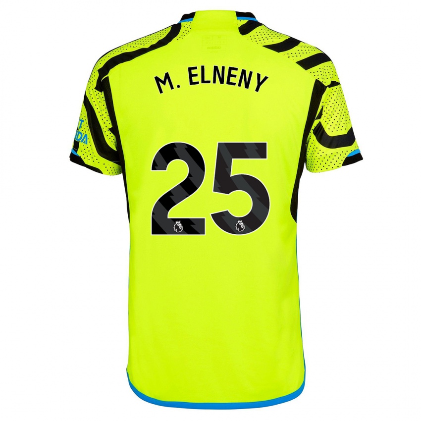 Damen Mohamed Elneny #25 Gelb Auswärtstrikot Trikot 2023/24 T-Shirt Österreich