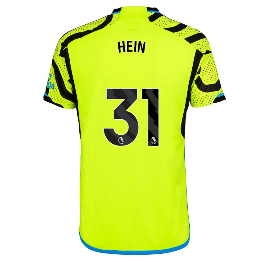 Damen Karl Hein #31 Gelb Auswärtstrikot Trikot 2023/24 T-Shirt Österreich