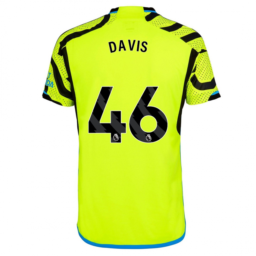 Damen Timi Davis #46 Gelb Auswärtstrikot Trikot 2023/24 T-Shirt Österreich