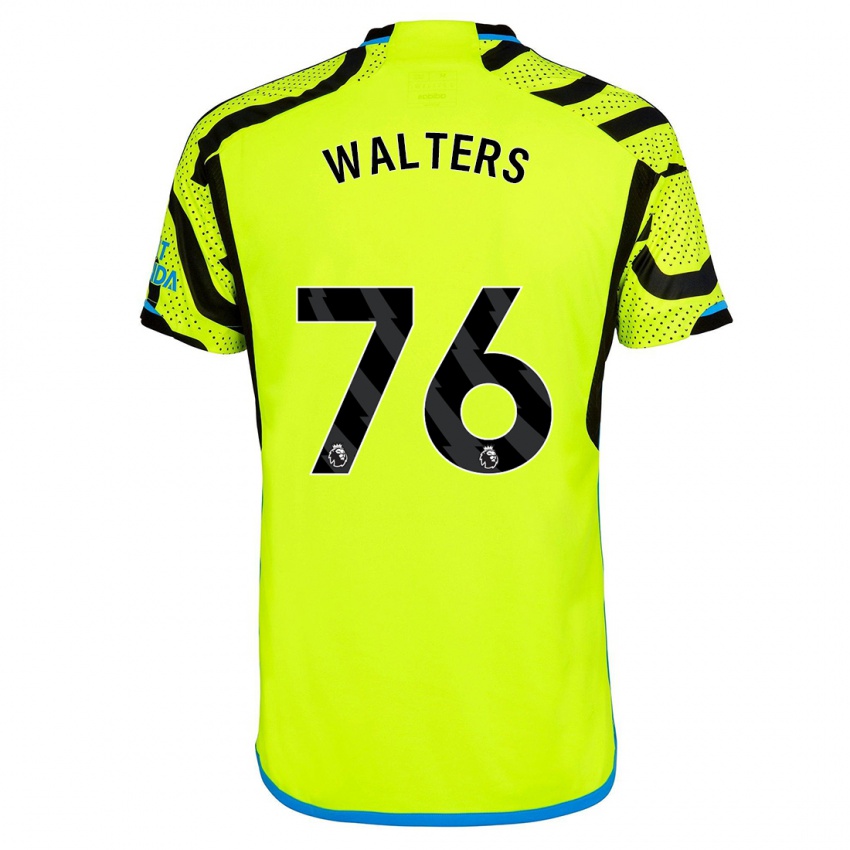 Damen Reuell Walters #76 Gelb Auswärtstrikot Trikot 2023/24 T-Shirt Österreich
