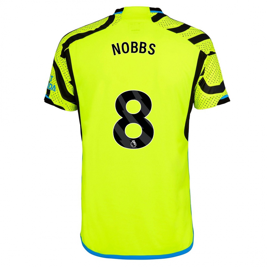 Damen Nobbs #8 Gelb Auswärtstrikot Trikot 2023/24 T-Shirt Österreich