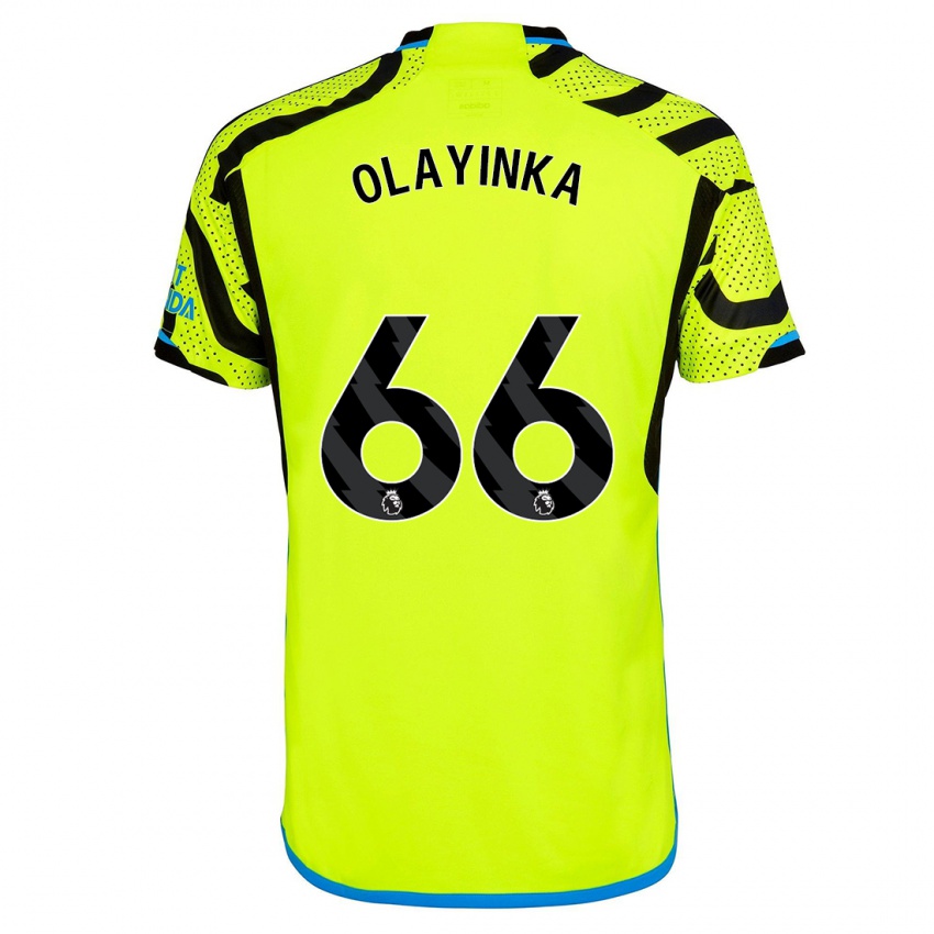 Damen James Olayinka #66 Gelb Auswärtstrikot Trikot 2023/24 T-Shirt Österreich