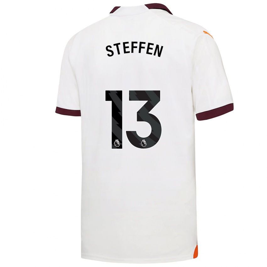 Damen Zack Steffen #13 Weiß Auswärtstrikot Trikot 2023/24 T-Shirt Österreich
