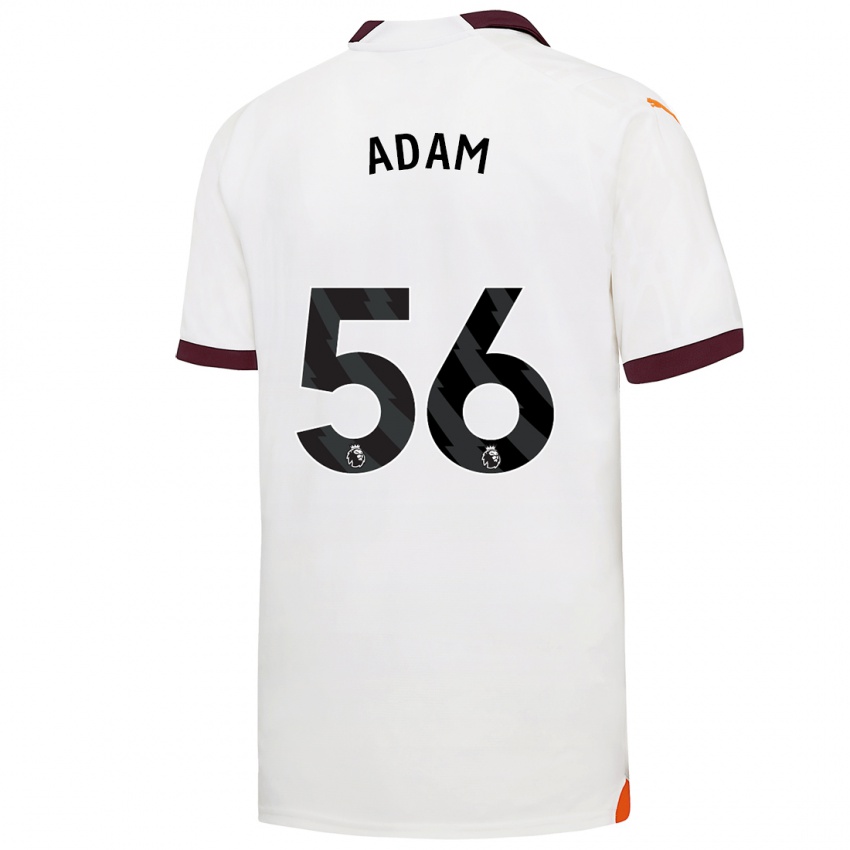 Damen Josh Adam #56 Weiß Auswärtstrikot Trikot 2023/24 T-Shirt Österreich