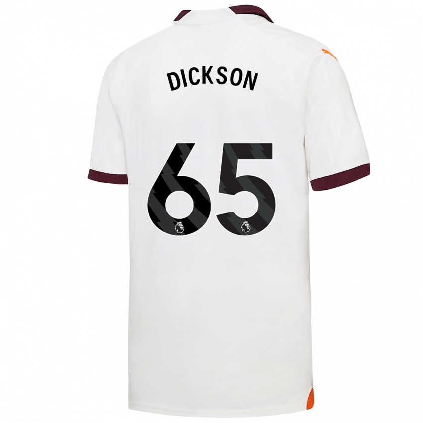 Damen Will Dickson #65 Weiß Auswärtstrikot Trikot 2023/24 T-Shirt Österreich