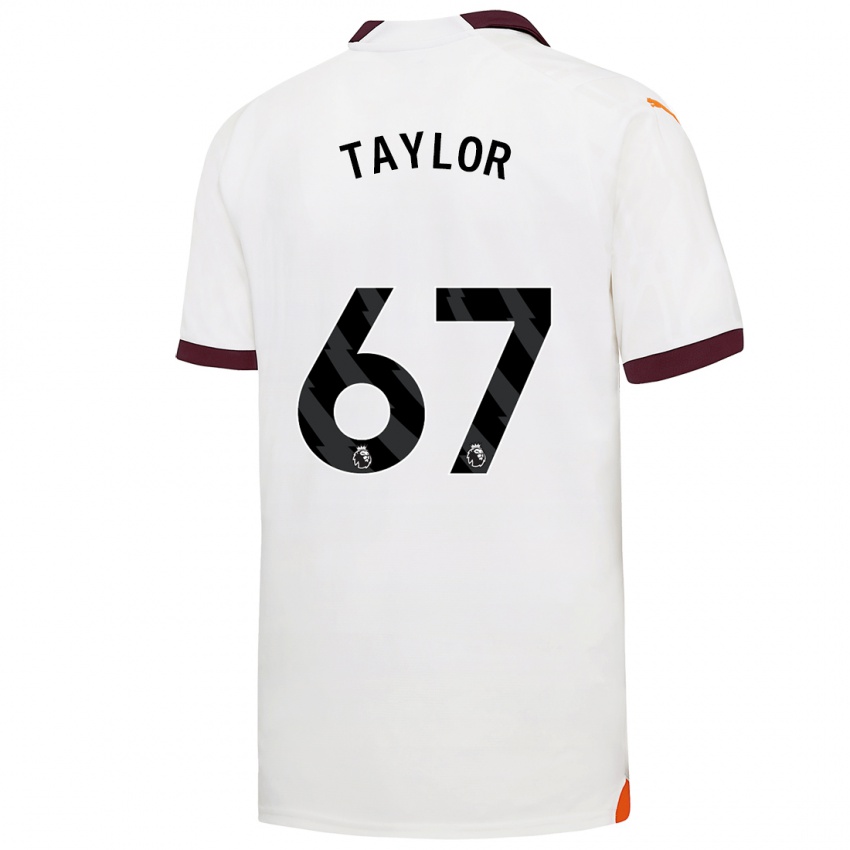 Damen Kane Taylor #67 Weiß Auswärtstrikot Trikot 2023/24 T-Shirt Österreich