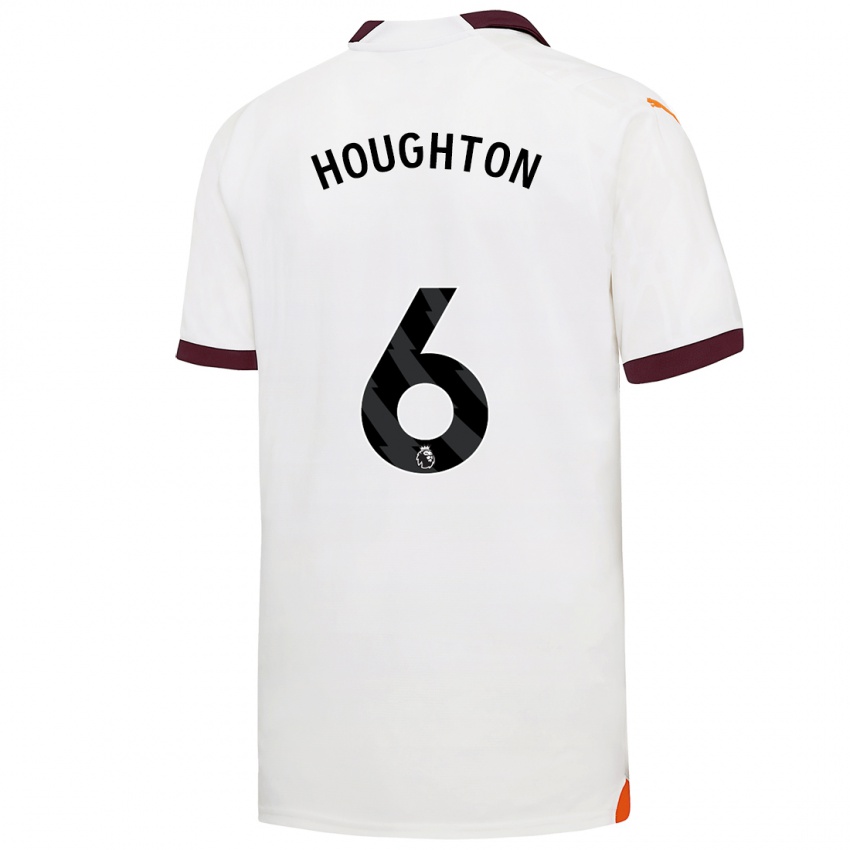 Damen Steph Houghton #6 Weiß Auswärtstrikot Trikot 2023/24 T-Shirt Österreich