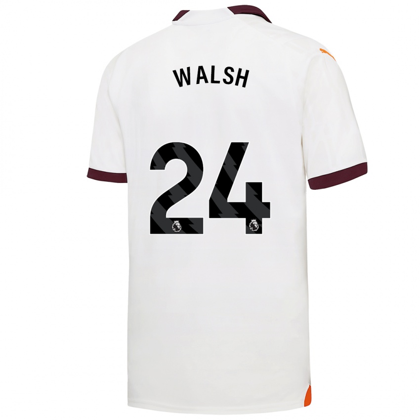 Damen Keira Walsh #24 Weiß Auswärtstrikot Trikot 2023/24 T-Shirt Österreich