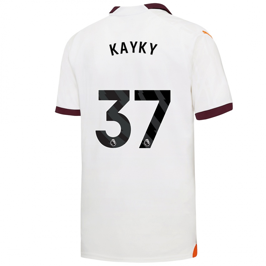 Damen Kayky #37 Weiß Auswärtstrikot Trikot 2023/24 T-Shirt Österreich