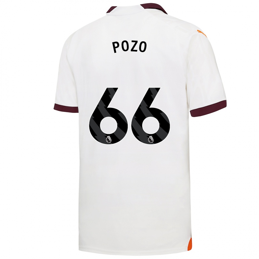 Damen Iker Pozo #66 Weiß Auswärtstrikot Trikot 2023/24 T-Shirt Österreich