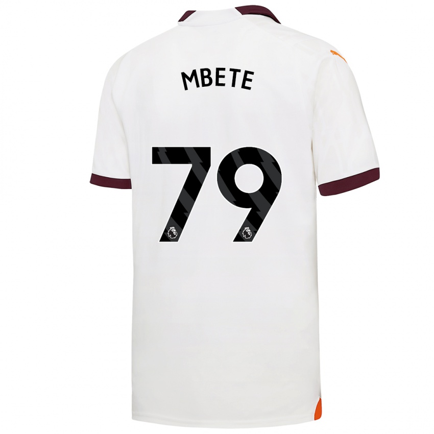 Damen Luke Mbete #79 Weiß Auswärtstrikot Trikot 2023/24 T-Shirt Österreich