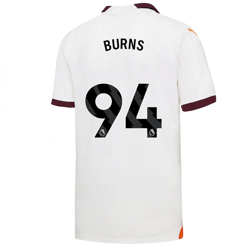 Damen Finley Burns #94 Weiß Auswärtstrikot Trikot 2023/24 T-Shirt Österreich