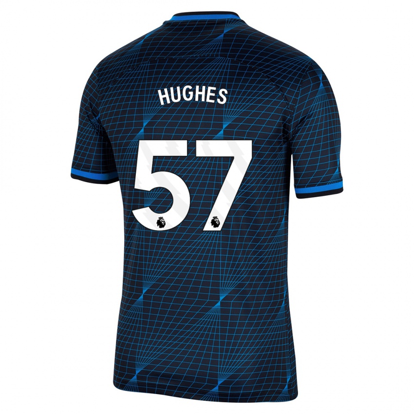 Damen Brodi Hughes #57 Dunkelblau Auswärtstrikot Trikot 2023/24 T-Shirt Österreich
