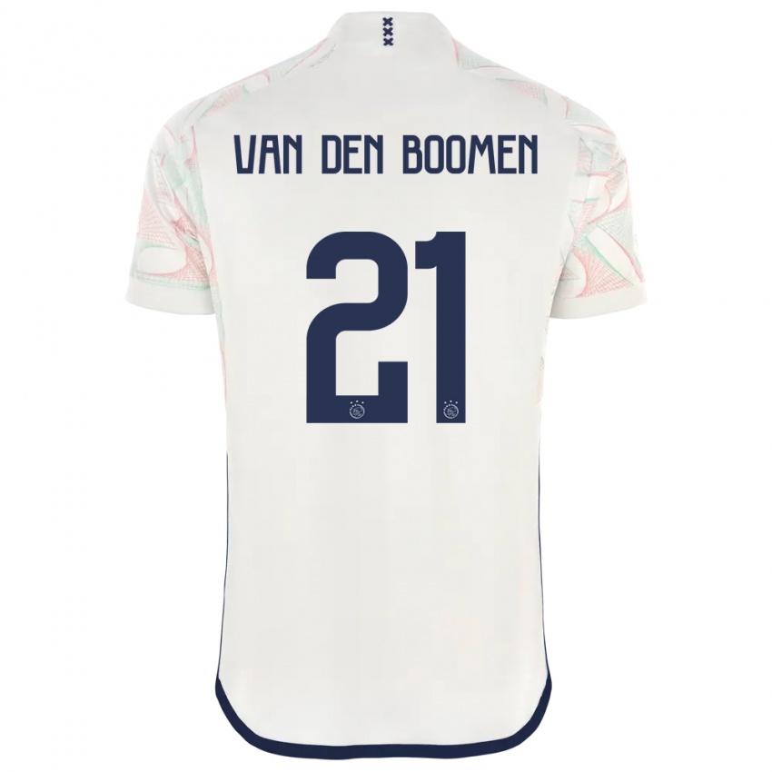 Damen Branco Van Den Boomen #21 Weiß Auswärtstrikot Trikot 2023/24 T-Shirt Österreich