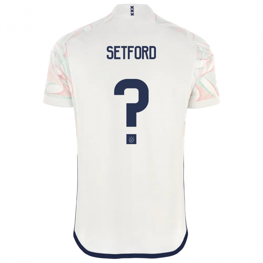 Damen Charlie Setford #0 Weiß Auswärtstrikot Trikot 2023/24 T-Shirt Österreich