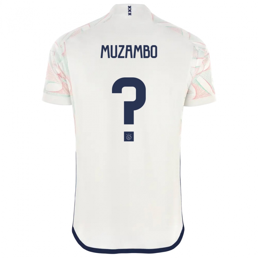 Damen Stanis Idumbo Muzambo #0 Weiß Auswärtstrikot Trikot 2023/24 T-Shirt Österreich
