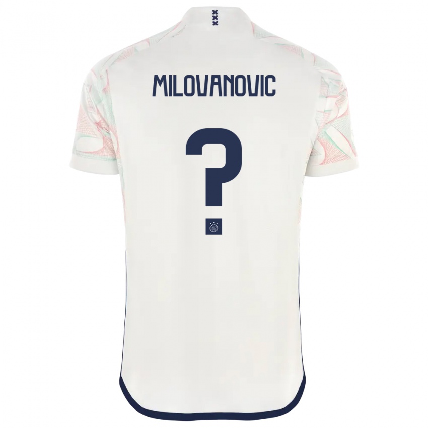 Damen Mateja Milovanovic #0 Weiß Auswärtstrikot Trikot 2023/24 T-Shirt Österreich