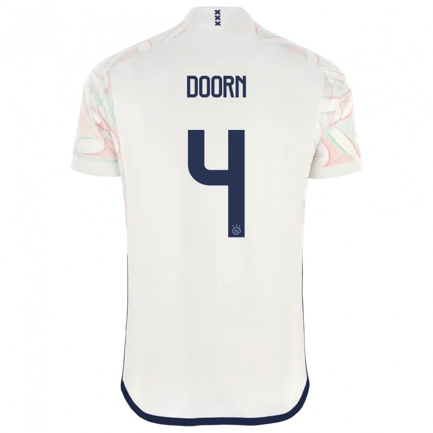 Damen Lisa Doorn #4 Weiß Auswärtstrikot Trikot 2023/24 T-Shirt Österreich
