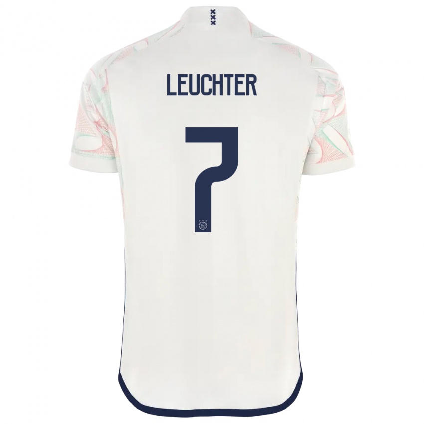 Damen Romée Leuchter #7 Weiß Auswärtstrikot Trikot 2023/24 T-Shirt Österreich