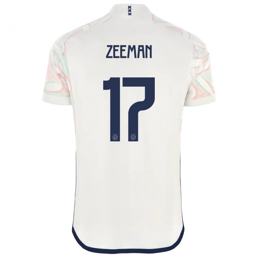 Damen Kelly Zeeman #17 Weiß Auswärtstrikot Trikot 2023/24 T-Shirt Österreich