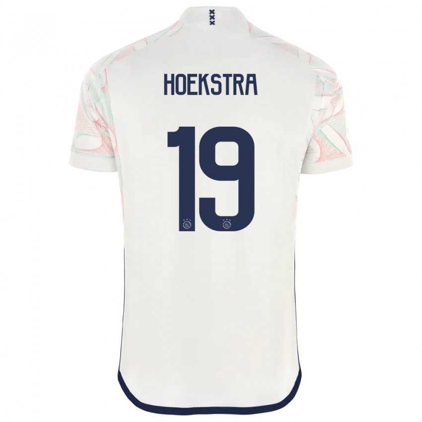 Damen Tiny Hoekstra #19 Weiß Auswärtstrikot Trikot 2023/24 T-Shirt Österreich