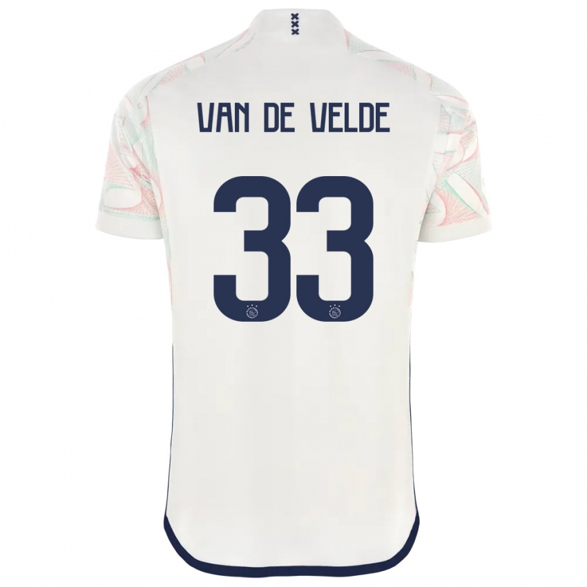Damen Jonna Van De Velde #33 Weiß Auswärtstrikot Trikot 2023/24 T-Shirt Österreich