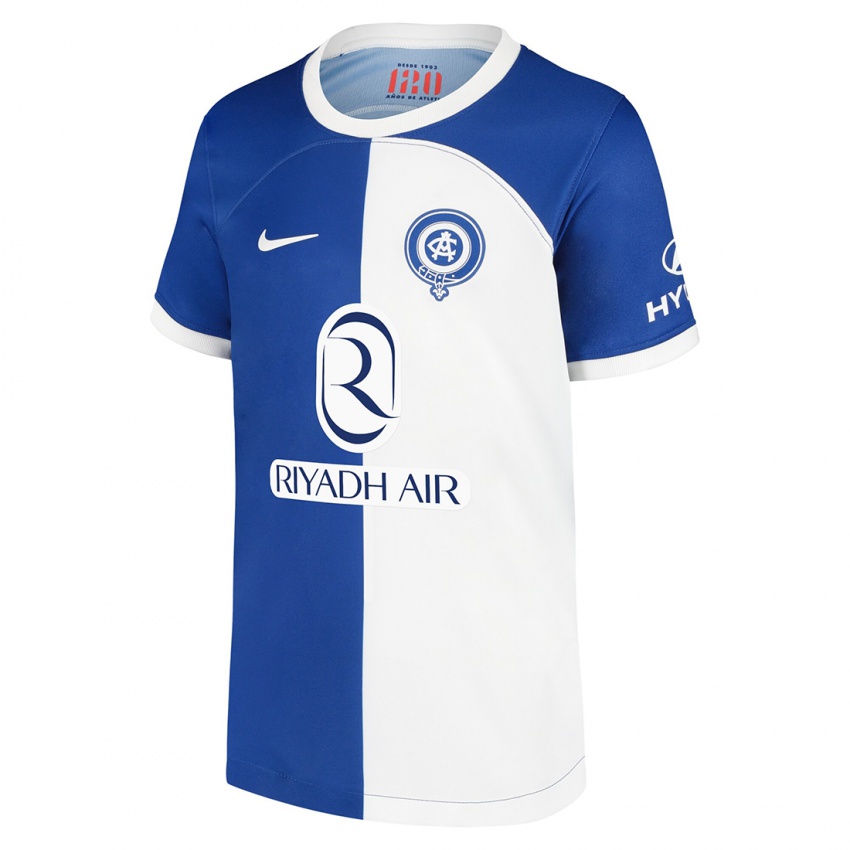 Damen Ihren Namen #0 Blau Weiss Auswärtstrikot Trikot 2023/24 T-Shirt Österreich