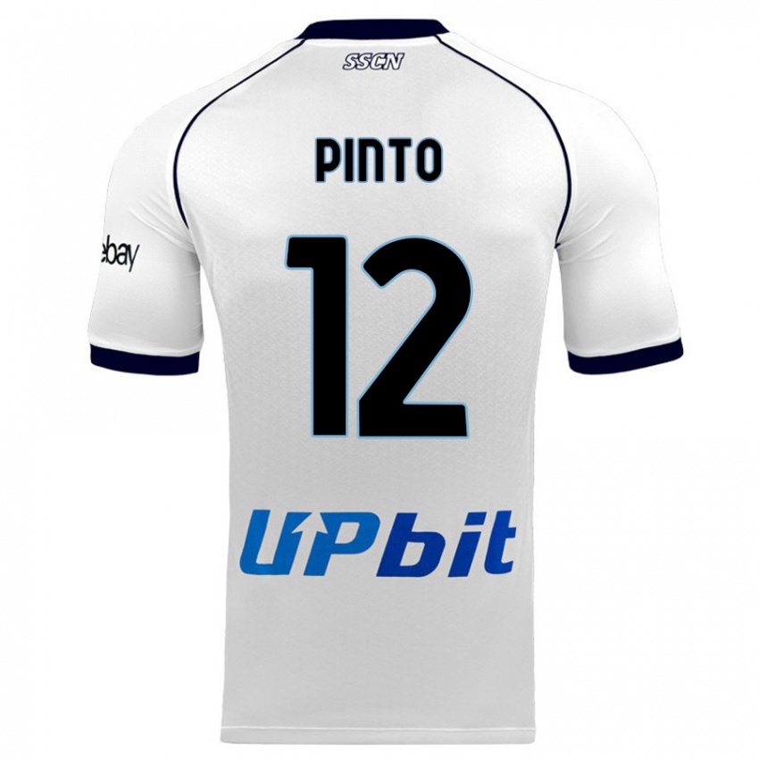 Damen Ciro Pinto #12 Weiß Auswärtstrikot Trikot 2023/24 T-Shirt Österreich