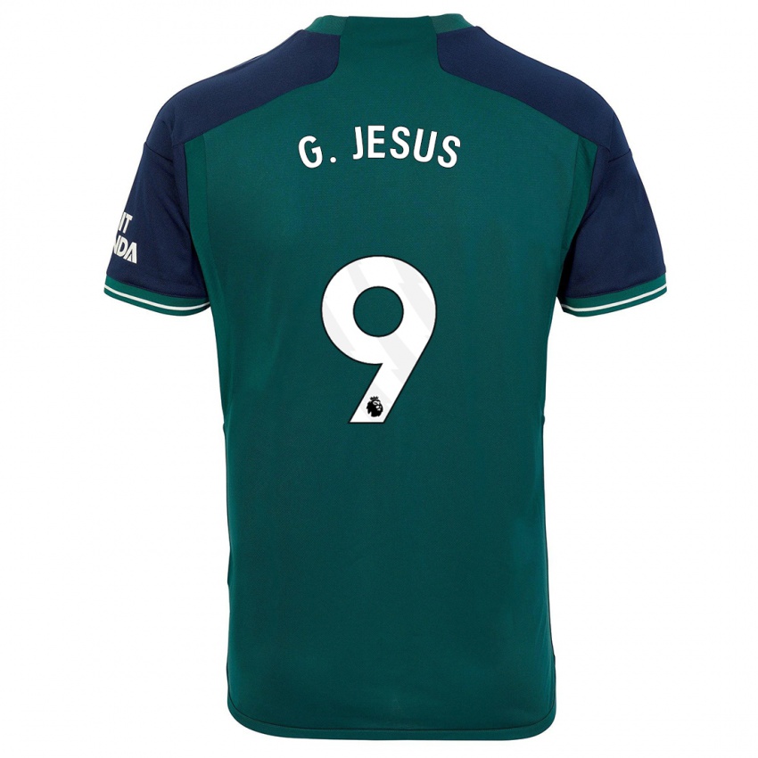 Damen Gabriel Jesus #9 Grün Ausweichtrikot Trikot 2023/24 T-Shirt Österreich