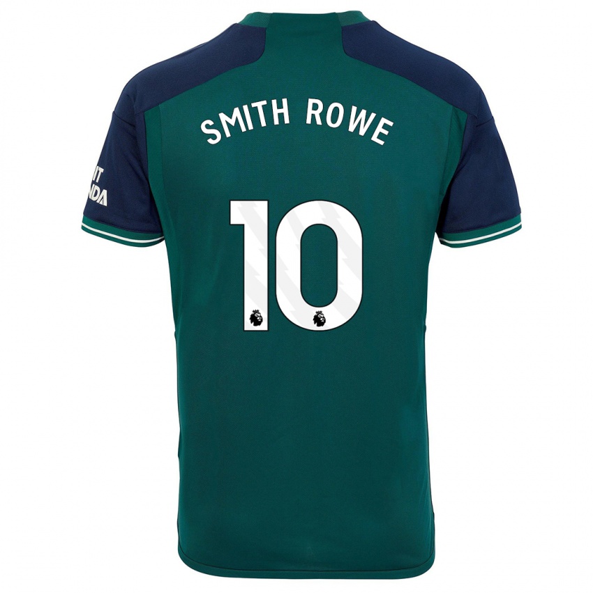 Damen Emile Smith Rowe #10 Grün Ausweichtrikot Trikot 2023/24 T-Shirt Österreich