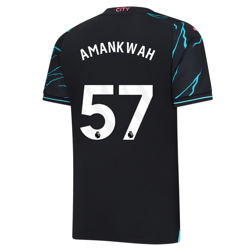 Damen Yeboah Amankwah #57 Dunkelblau Ausweichtrikot Trikot 2023/24 T-Shirt Österreich