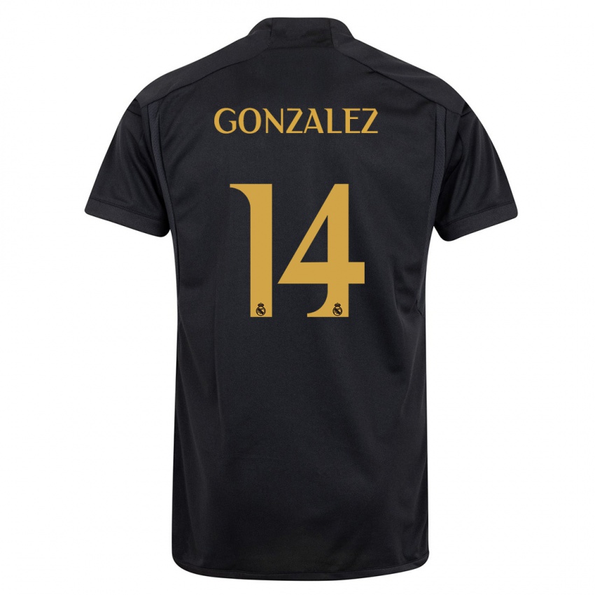 Damen David Gonzalez #14 Schwarz Ausweichtrikot Trikot 2023/24 T-Shirt Österreich