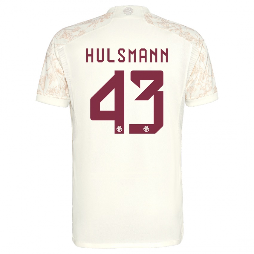 Damen Tom Hulsmann #43 Cremefarben Ausweichtrikot Trikot 2023/24 T-Shirt Österreich