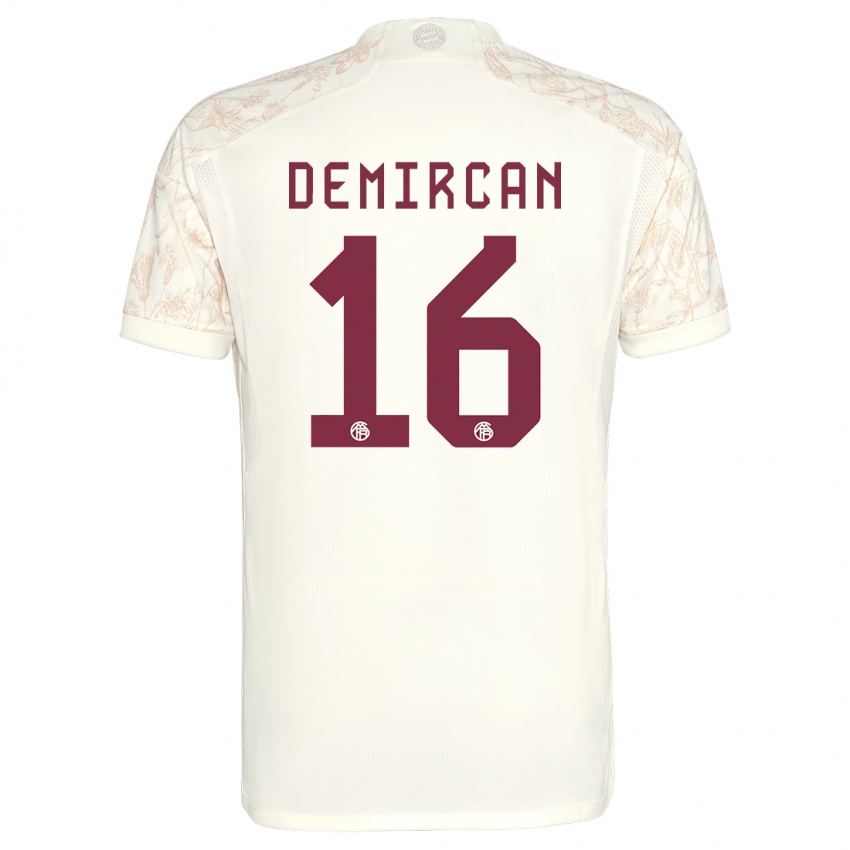 Damen Emirhan Demircan #16 Cremefarben Ausweichtrikot Trikot 2023/24 T-Shirt Österreich