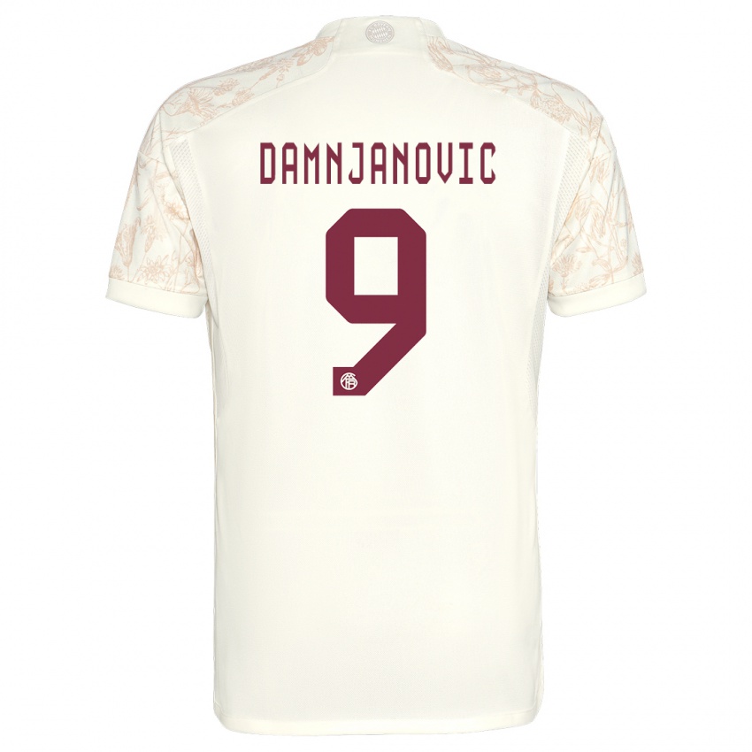Damen Jovana Damnjanovic #9 Cremefarben Ausweichtrikot Trikot 2023/24 T-Shirt Österreich